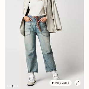 We the free Moxie pull on barrel jeans